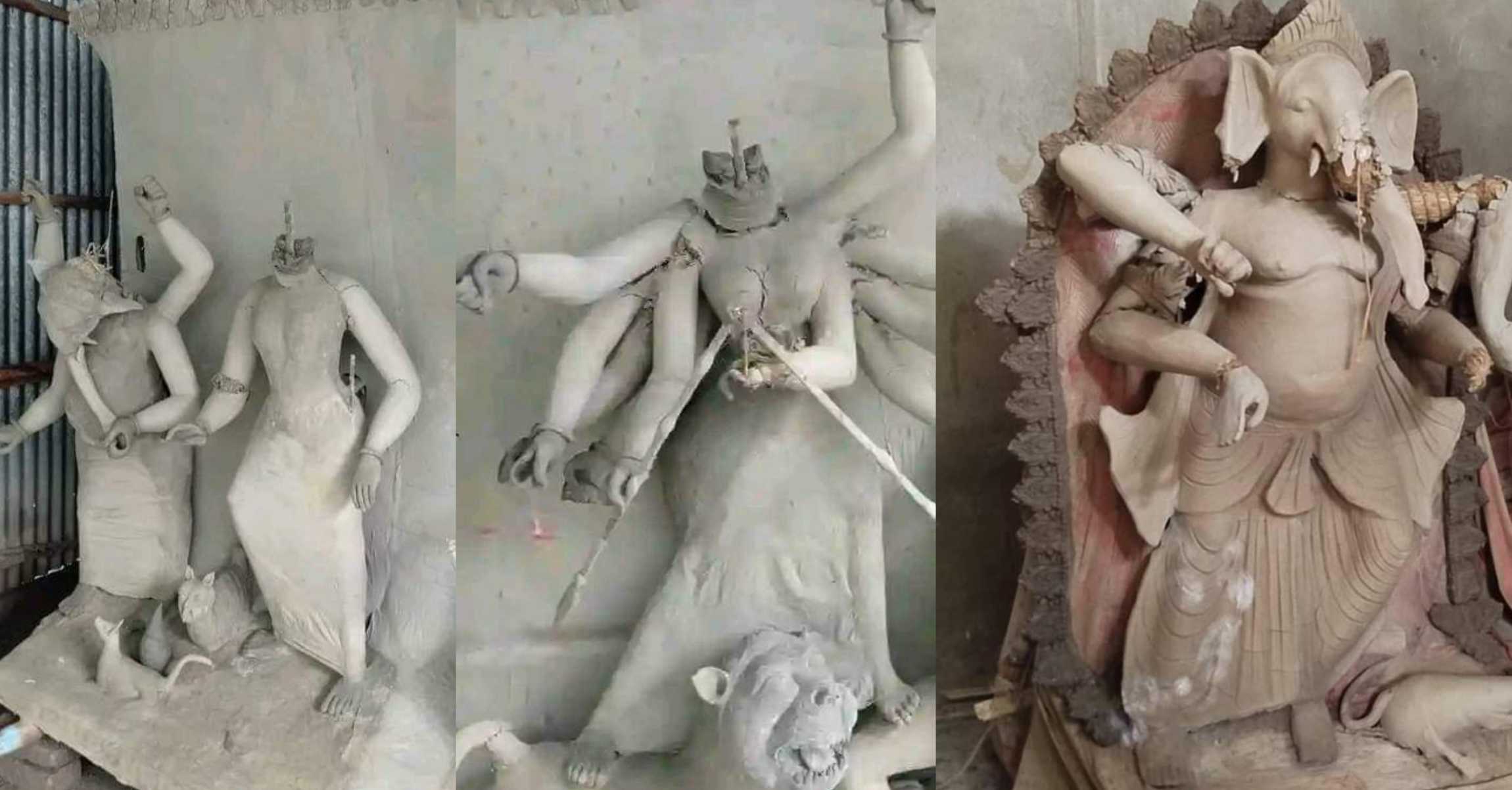 মৃন্ময়ীই ভাঙে চিন্ময়ী নয়