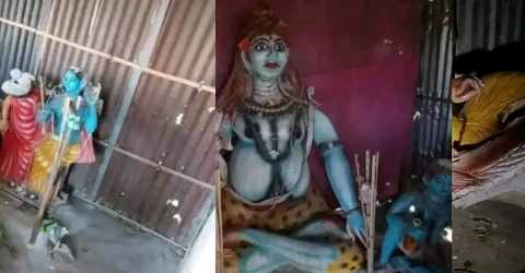 Temple vandalism: রংপুর সদর উপজেলায় মহাদেব মন্দির ভাঙচুর