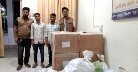 DB Moulvibazar: মৌলভীবাজার ডিবির হাতে ভারতীয় ঔষধসহ দুইজন আটক